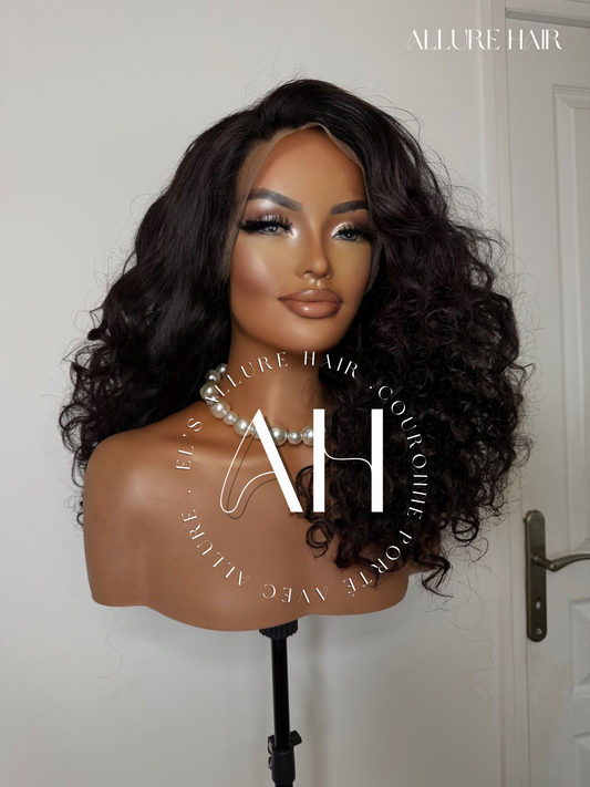 Blend hair bouncy
